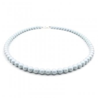 Colier perle cristal Swarovski® Pastel Blue
